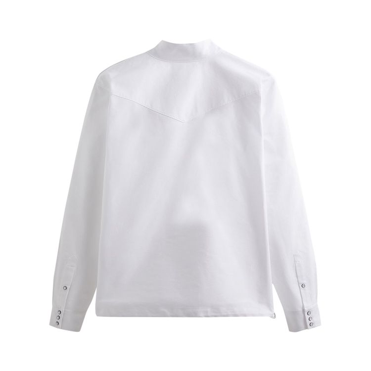 Kith Floral Oxford Blake Zip Front Shirt White