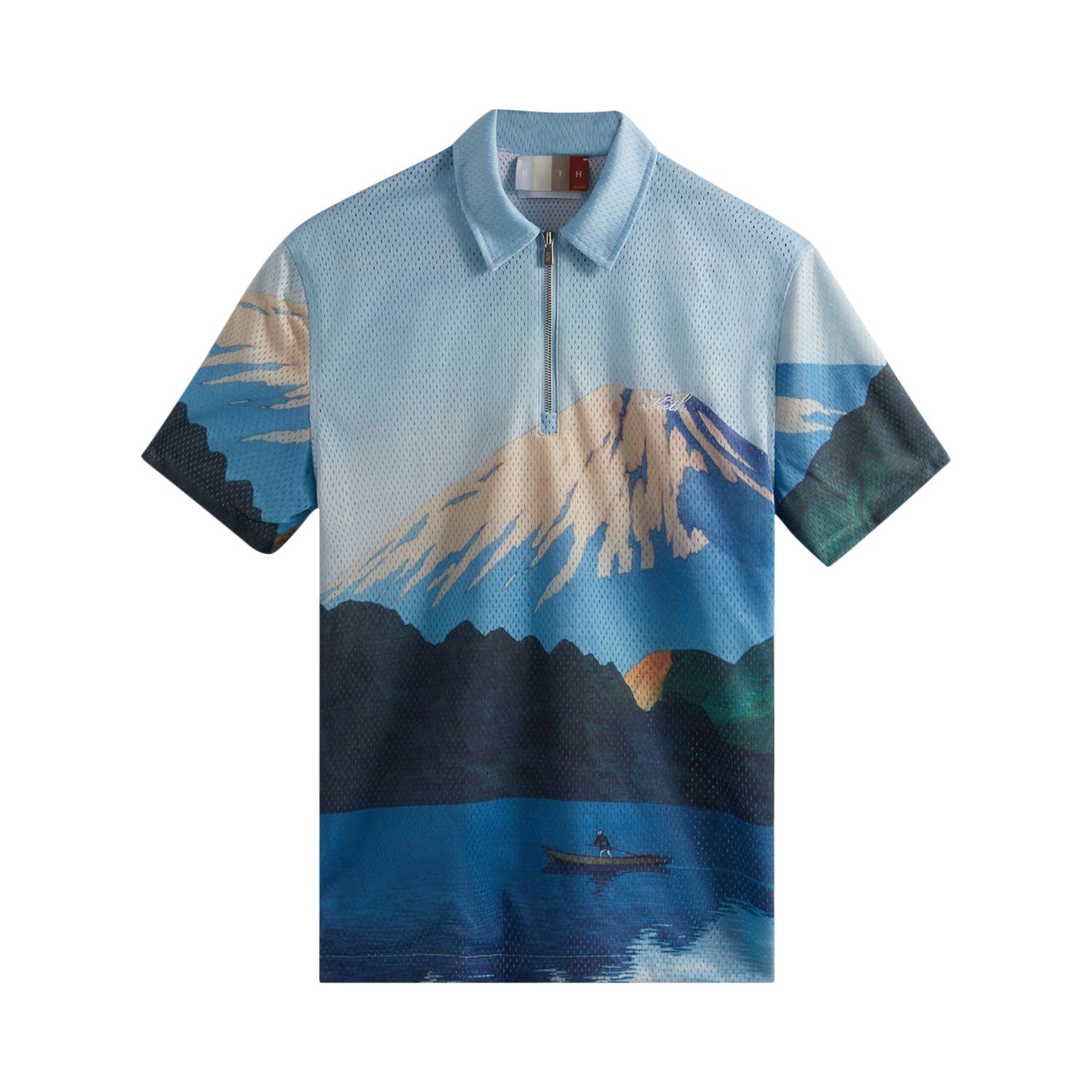 kith devoe zip up shirt