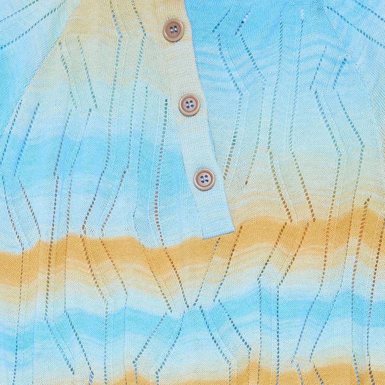 Kiko Kostadinov Shelly Asymmetric Cardigan Jan Juc Space Dye