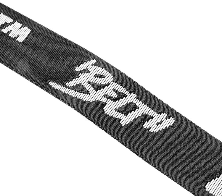 Off White Quote Tape Belt BlackWhite