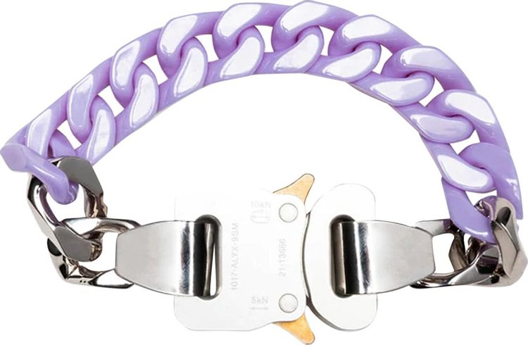 1017 ALYX 9SM Ceramic Buckle Chain Bracelet Lilac