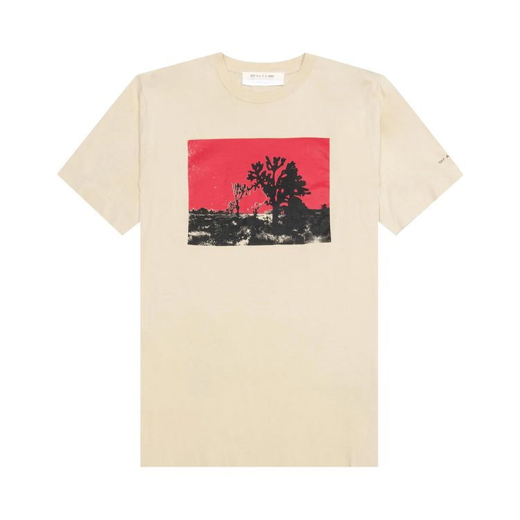 1017 ALYX 9SM Joshua Tree Short Sleeve Tee Natural Light
