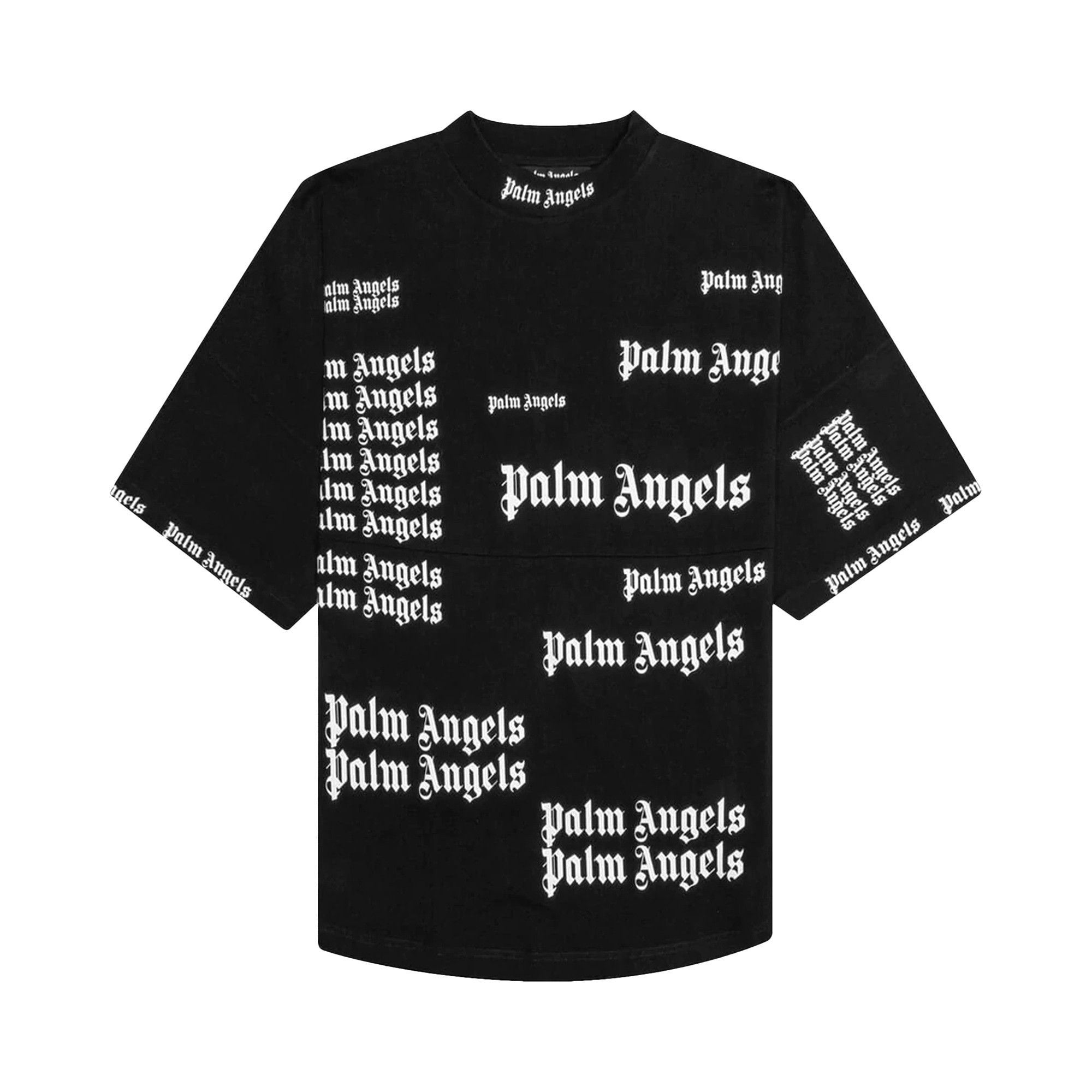 Buy Palm Angels Ultra Logo Over Tee 'Black/White