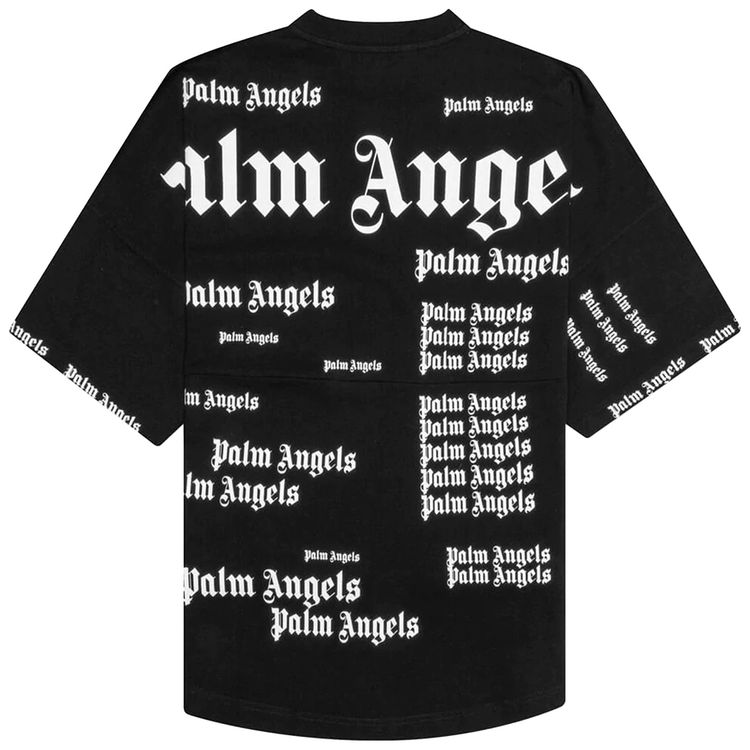 Palm Angels Ultra Logo Over Tee BlackWhite