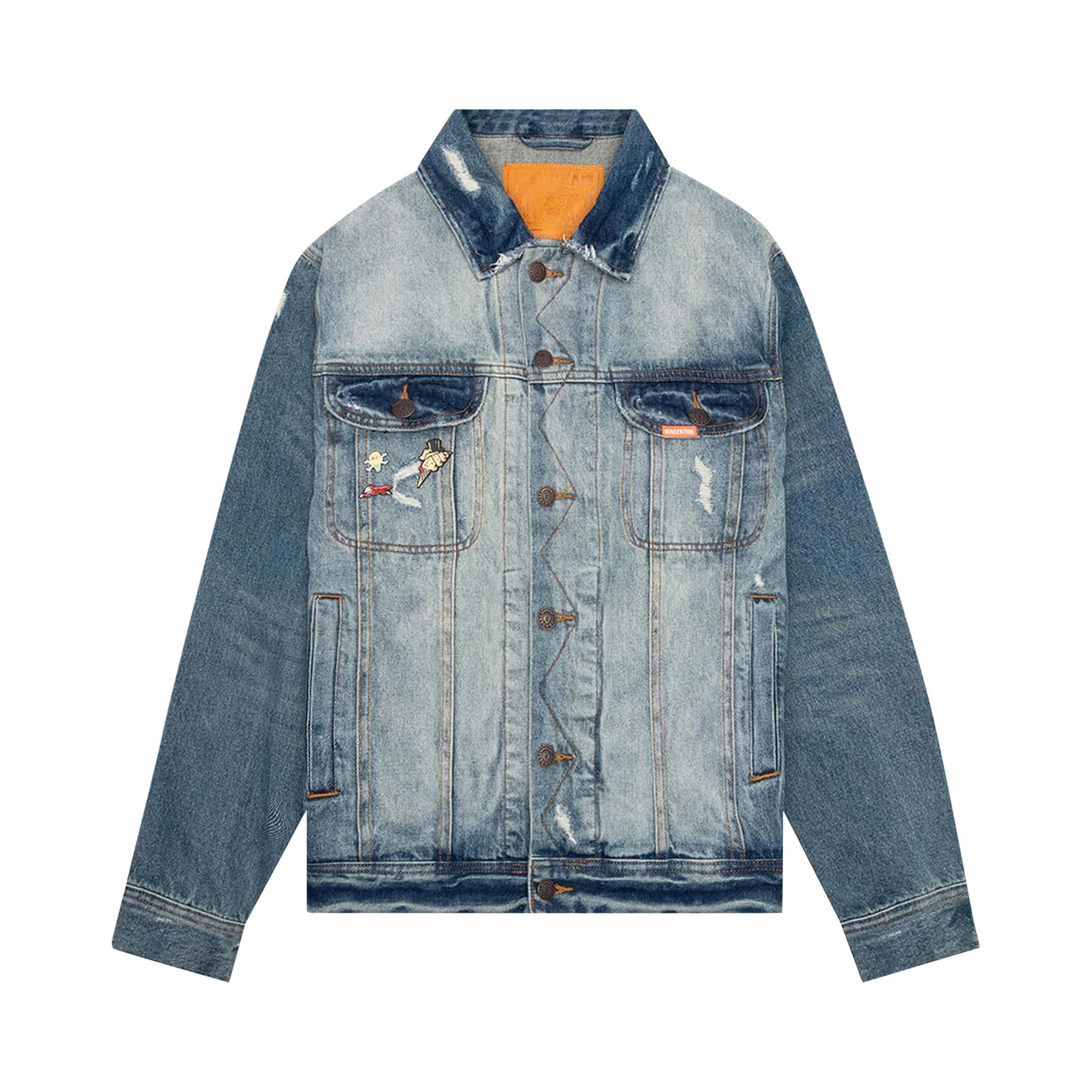 Buy Icecream Mamba Denim Jacket 'Blue Wash' - 421 1403 BLUE | GOAT UK