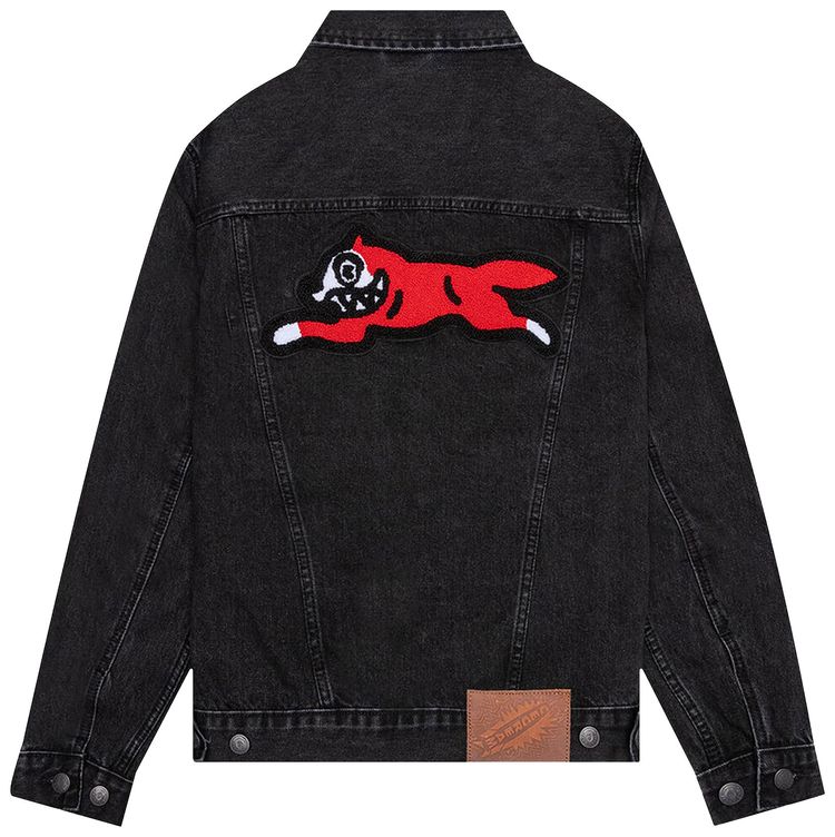 Icecream Trucker Denim Jacket Black