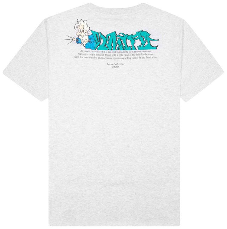 Off White Off Graffiti Slim Short Sleeve Tee Melange Grey