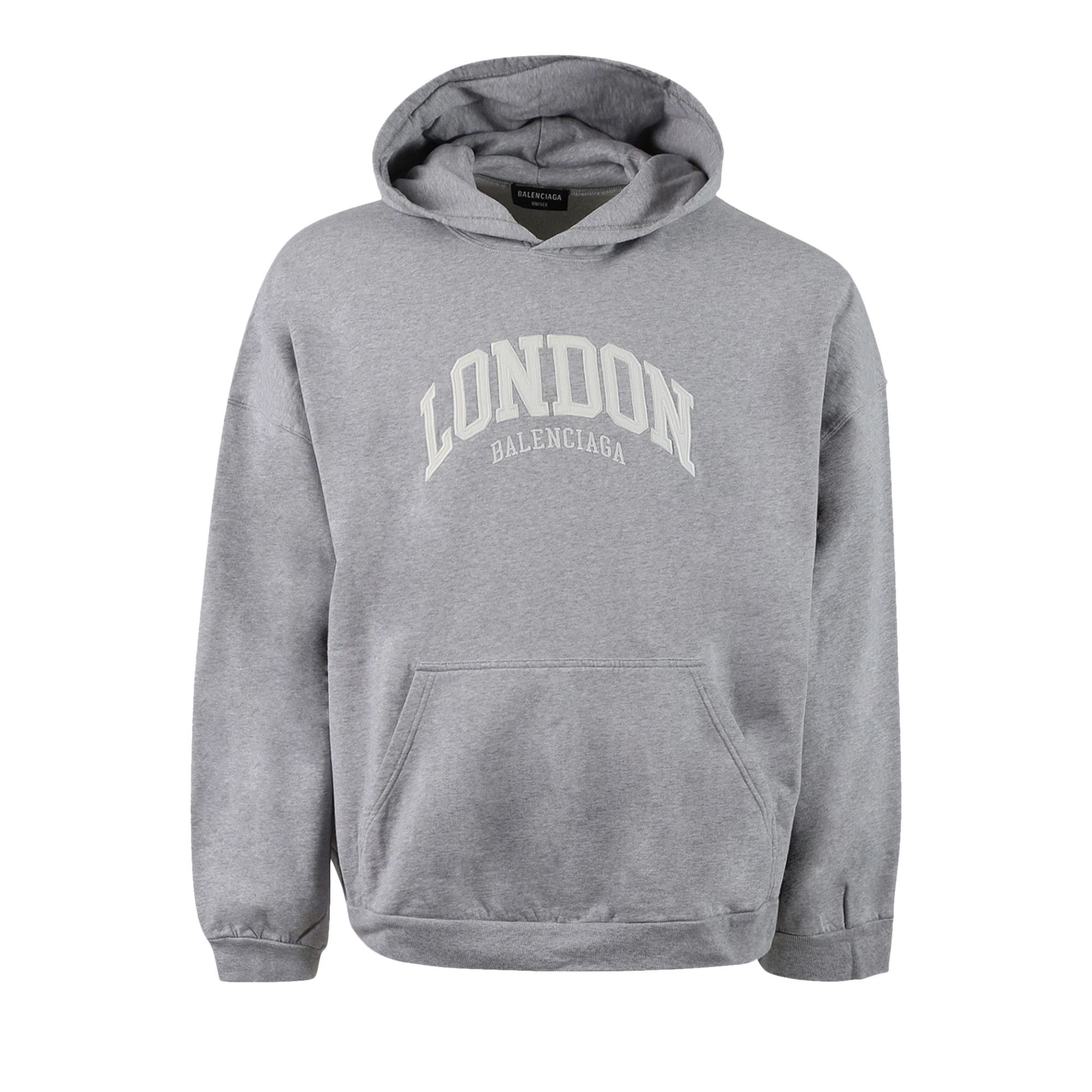 Buy Balenciaga Cities London Hoodie Wide Fit Grey 674986 TLVG6 1380 GOAT
