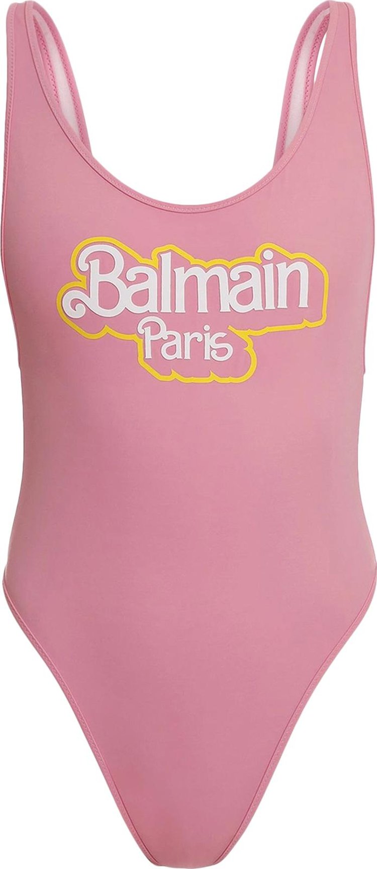 Balmain Maillot De Bain 1 Pièce 'Pink'