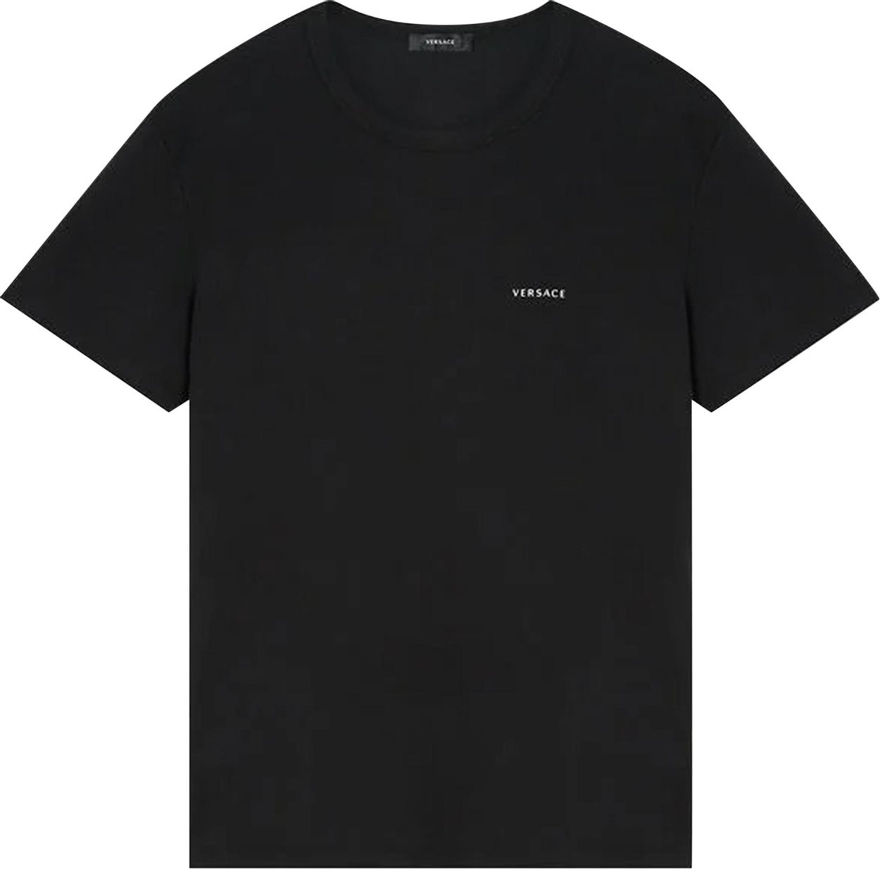 Buy Versace Logo Undershirt Two-Pack 'Black' - AU04023 AC00058 A1A8 | GOAT