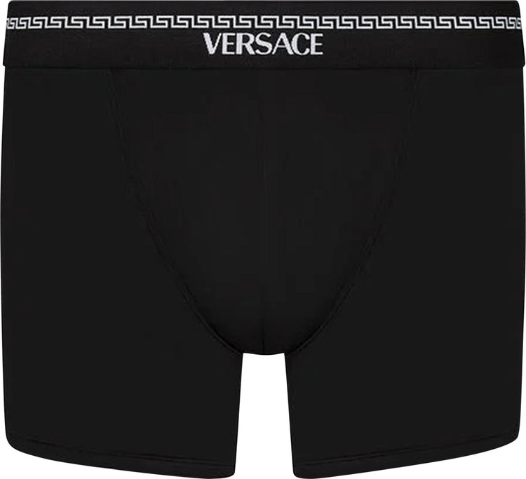 Buy Versace Logo Boxers 'Black' - 1003693 1A02541 1B000