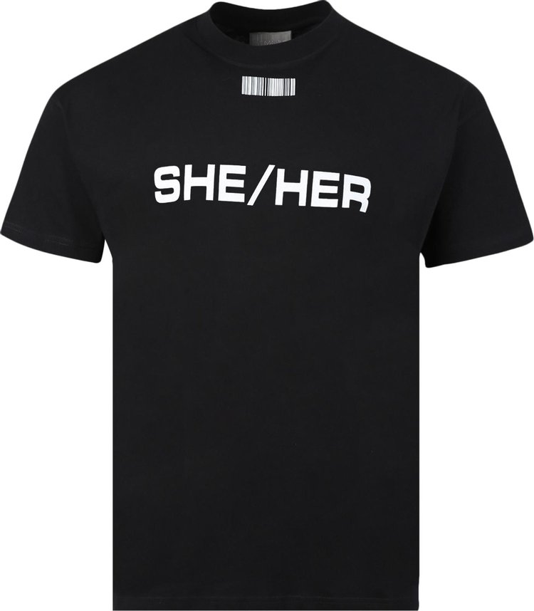 VTMNTS She/Her T-Shirt 'Black'
