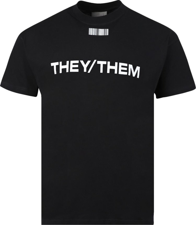 VTMNTS They/Them T-Shirt 'Black'