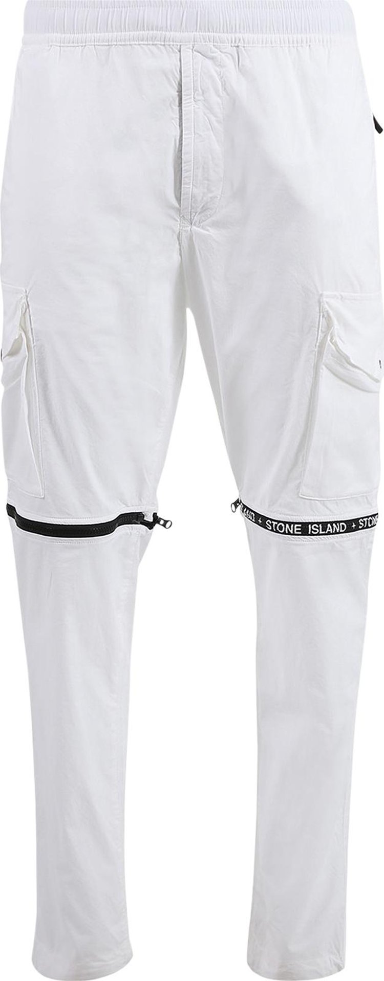 Stone Island Cargo Pants White