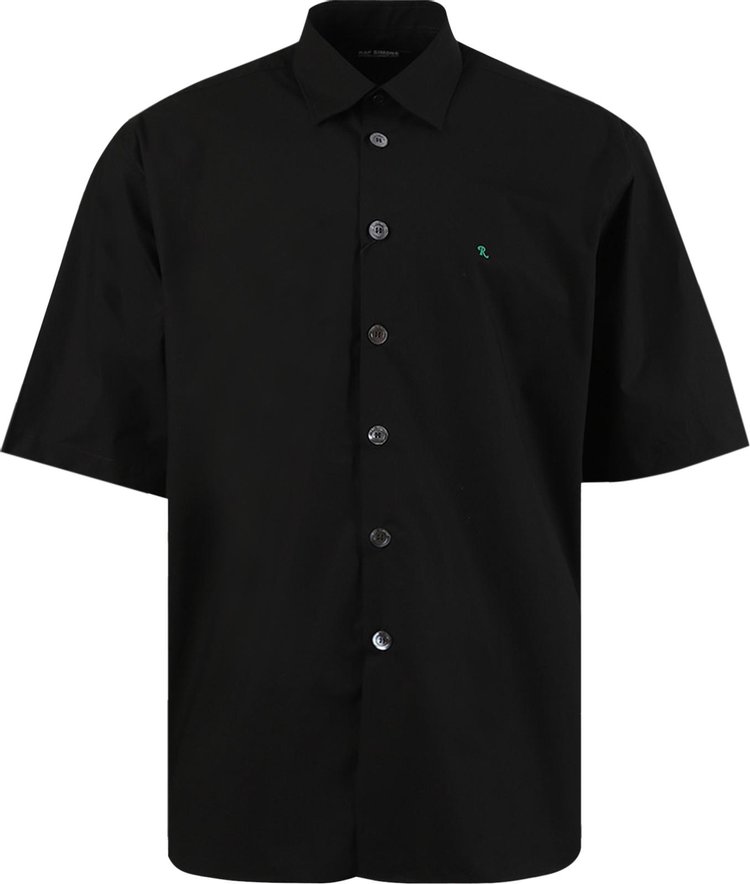 Raf Simons Short-Sleeve Shirt With Grimcrawler Embroidery 'Black'