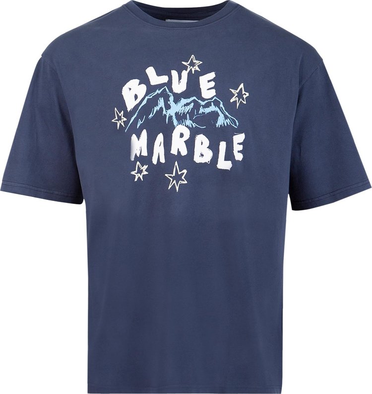 BLUEMARBLE Naive T-Shirt 'Navy'
