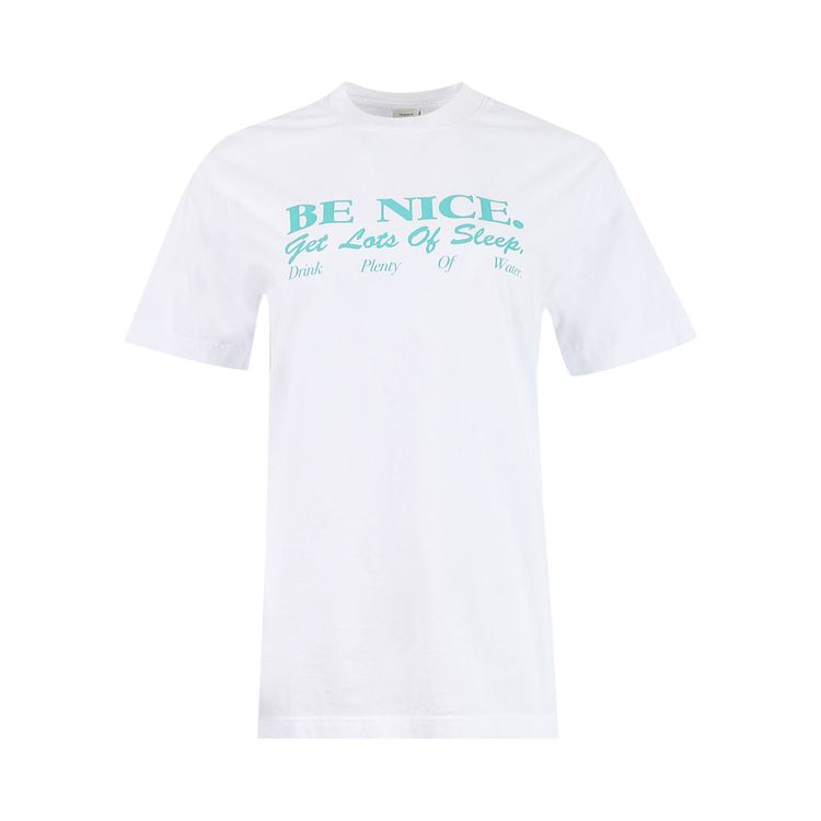 Sporty  Rich Be Nice T Shirt White