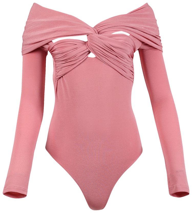 Khaite Cibo Bodysuit Salmon