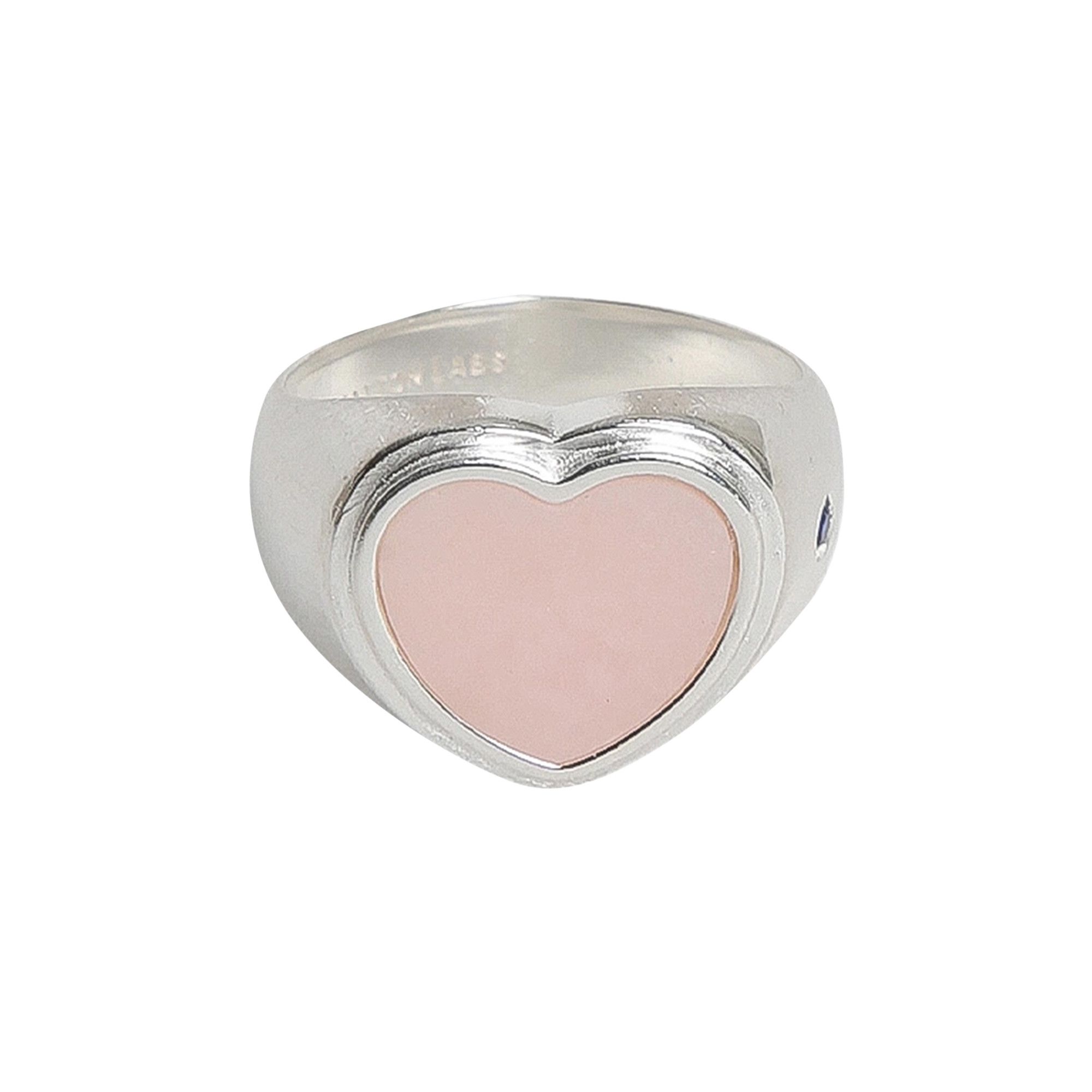 Buy Hatton Labs Opal Heart Signet Ring 'Pink' - HL E2 21 02