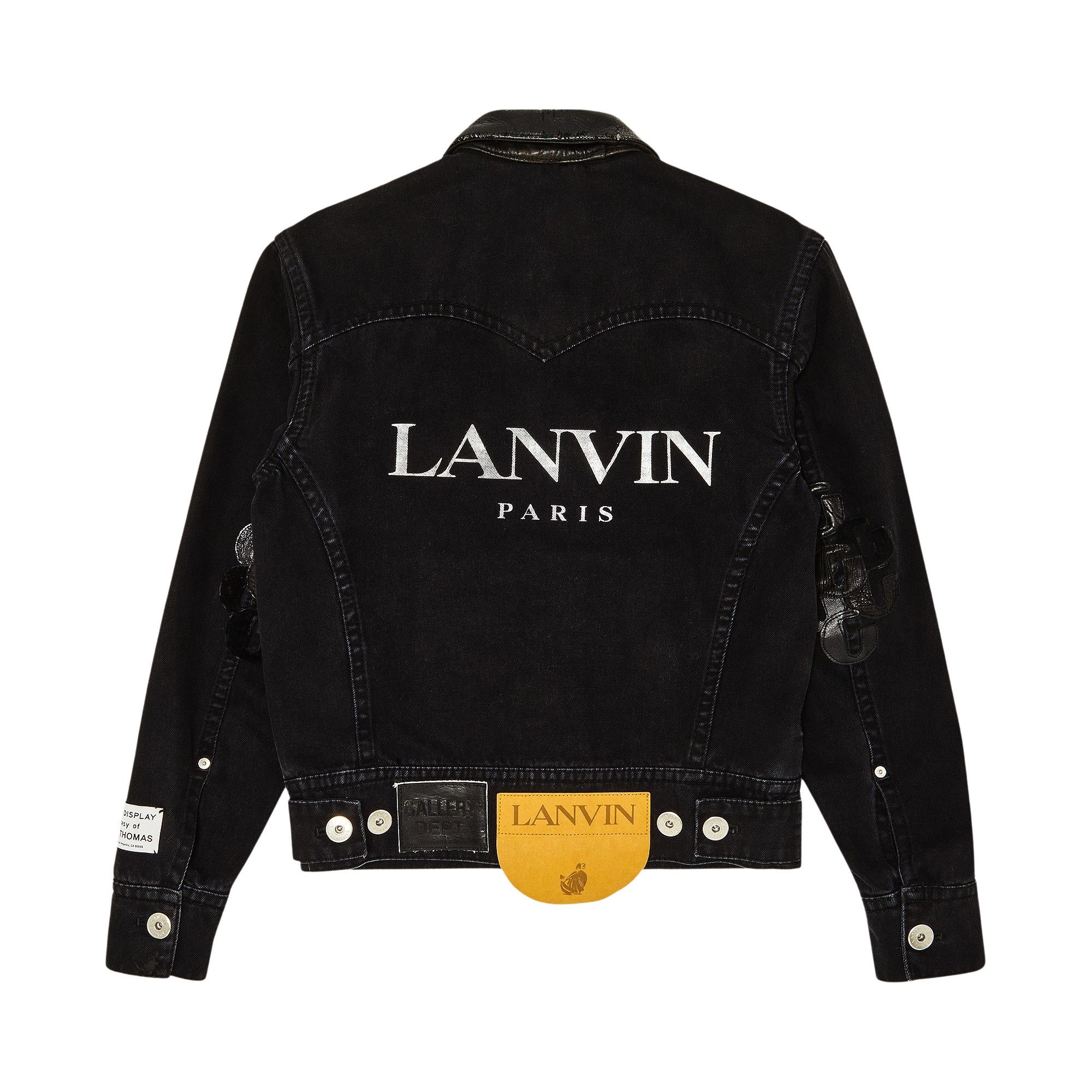 Buy Gallery Dept. x Lanvin Denim Jacket 'Black' - RM JA0806