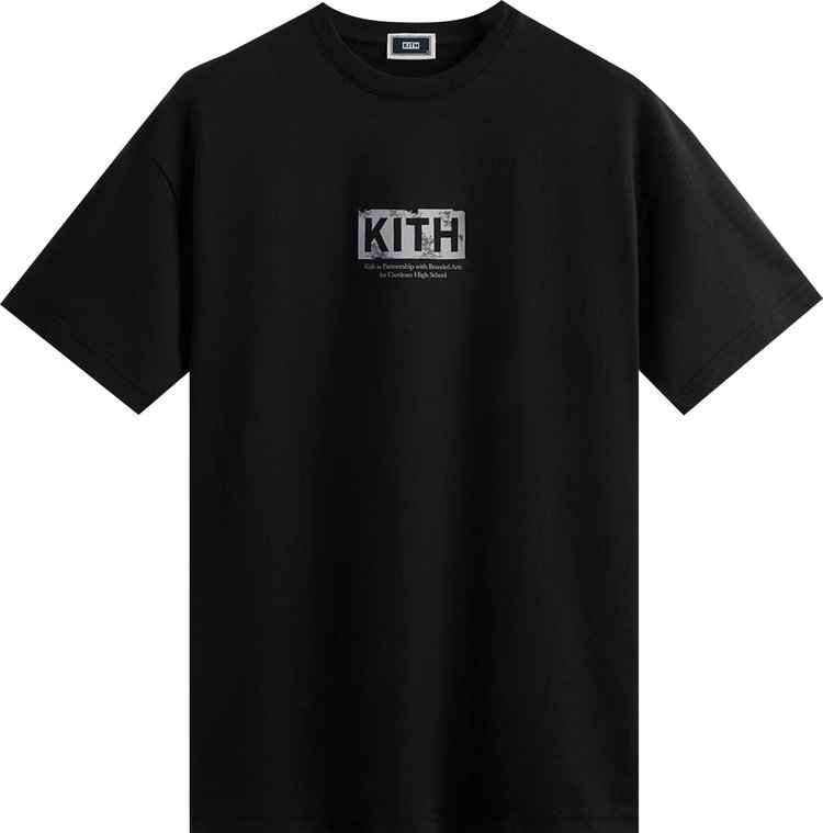 Kith For Branded Arts Eroded Logo Student Tee 'Black'
