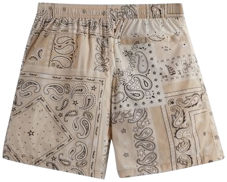 Kith Printed Active Swim Short Deconstructed Bandana Canvas
