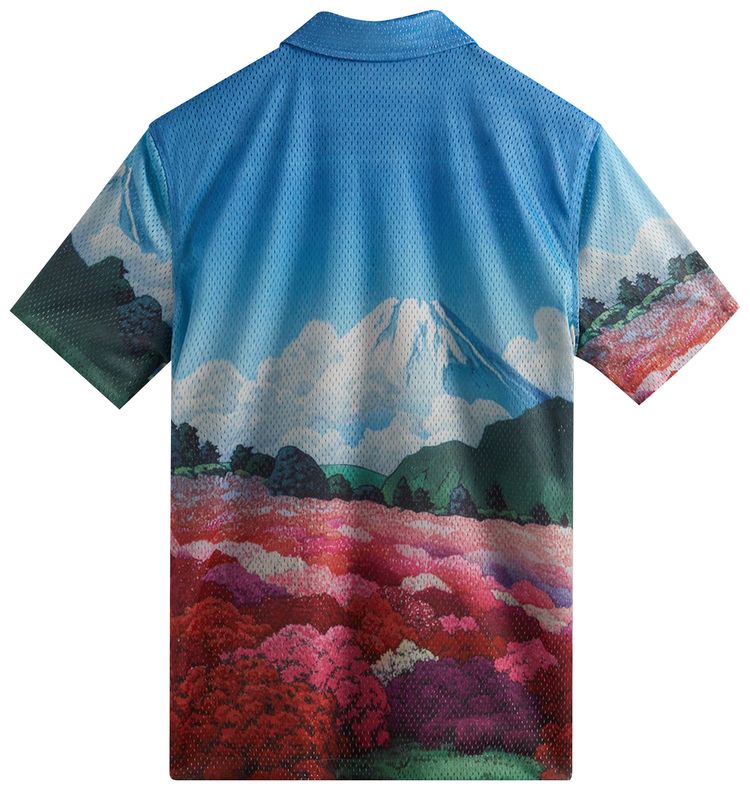 Kith Printed Devoe Quarter Zip Bloom