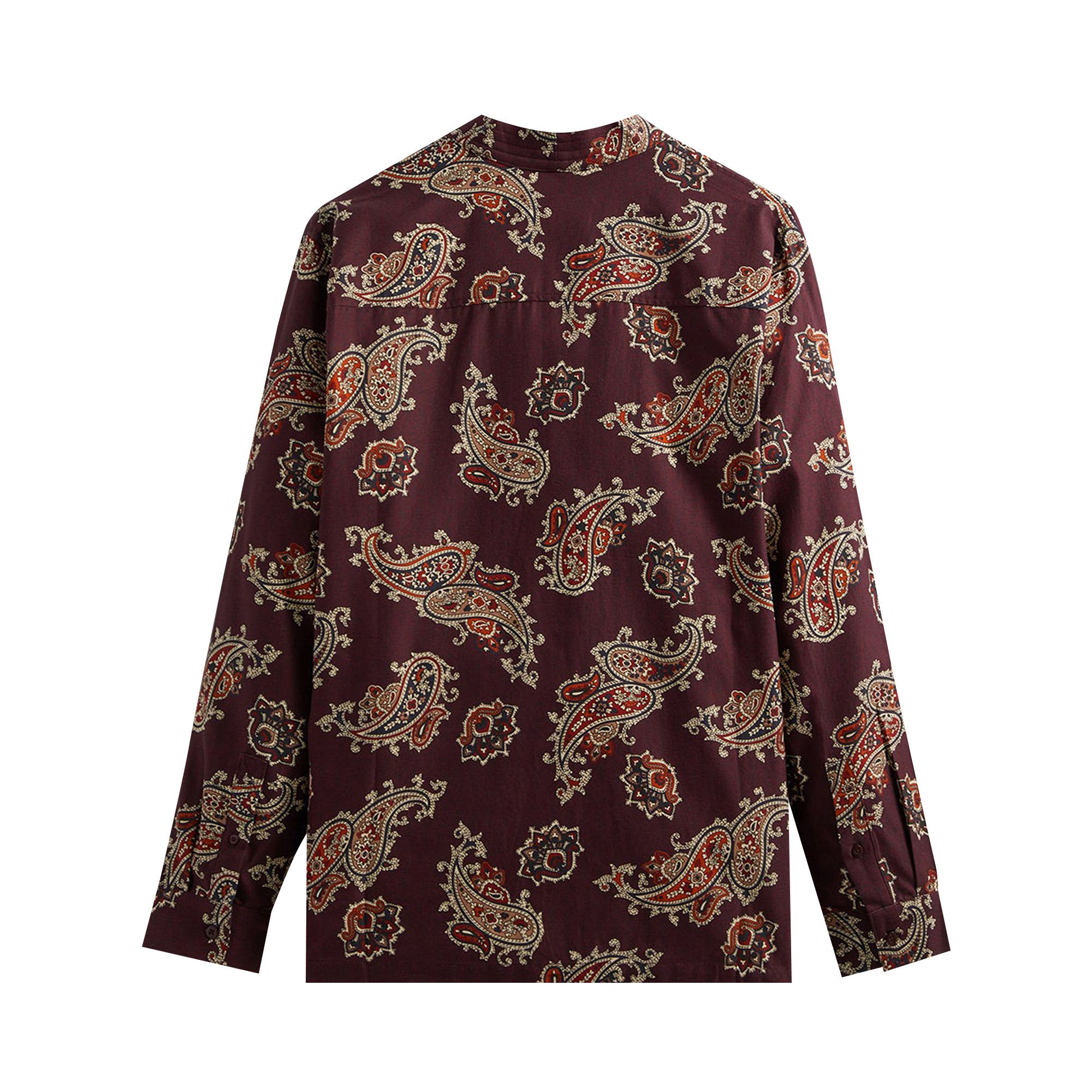  特価ブログのポータルサイト Printed Kith Buy Sullivan 'Magma Paisley Silk Gi Shirt トップス