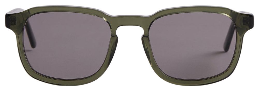 Buy Kith Napeague Sunglasses 'Green Crystal / Grey' - khm120009 301 | GOAT