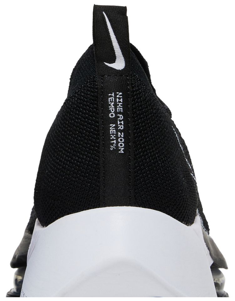 Nike Air Zoom Tempo NEXT Flyknit Black White