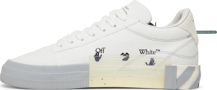 Off White Wmns Vulc Eco Sneaker White Grey