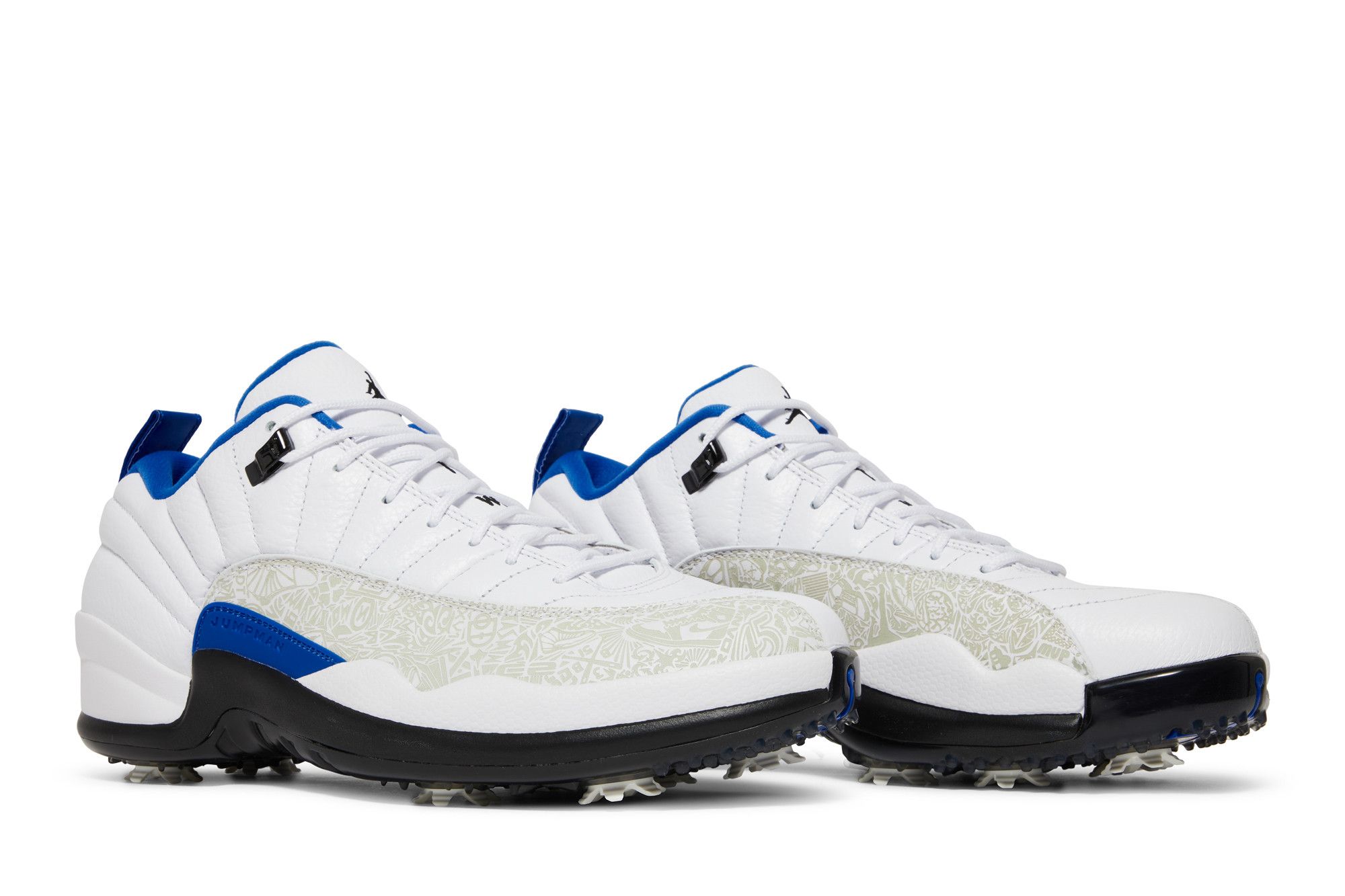 Buy Air Jordan 12 Low Golf 'White Game Royal' - DM9015 105