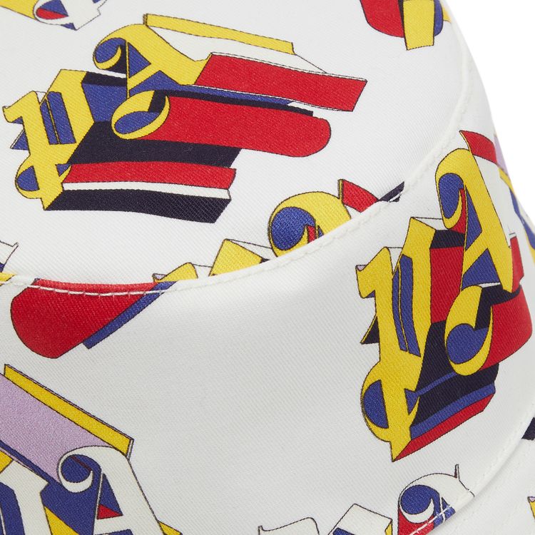 Palm Angels 3D Logo Bucket Hat BlackRed