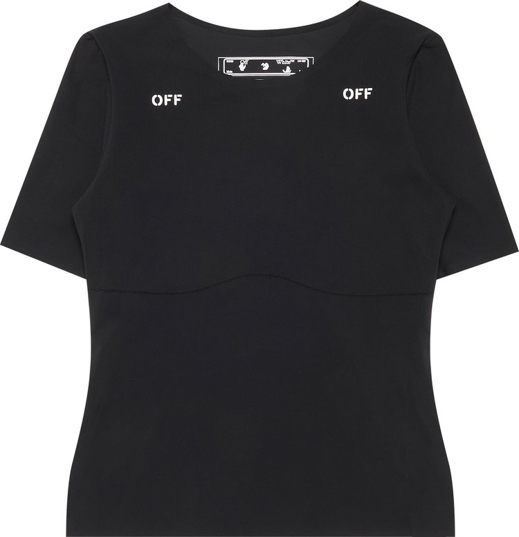 Off-White Athl Reflect Arrow T-Shirt 'Black/Silver'