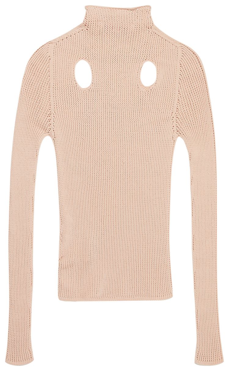 Off White Holy Long Sleeve Top Nude