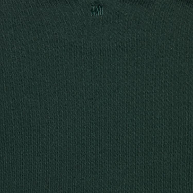Ami Small Logo Sweatshirt Evergreen