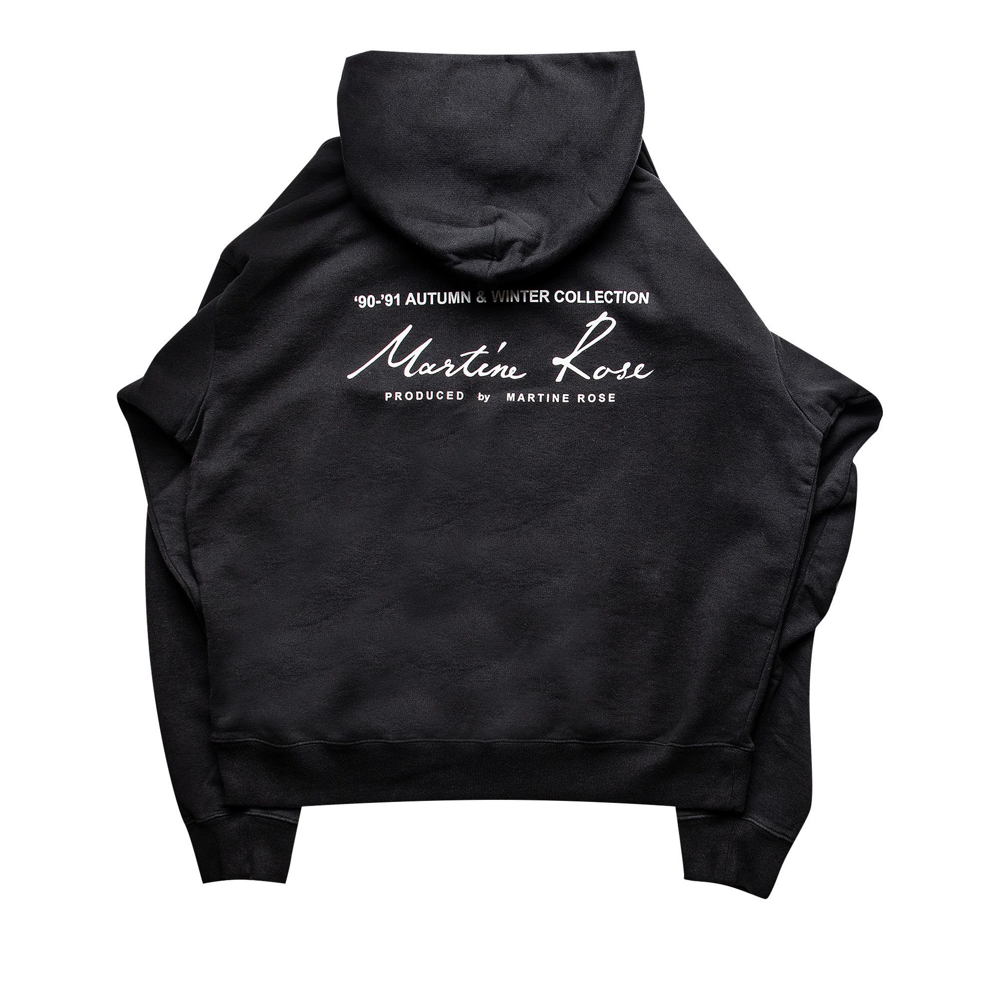 Tシャツ・カットソー MARTINE ROSE Men Hoodies CMRSS27601FL BLACK Martine Rose Men's No Hang Ups Zip Hoodie - Black - S | Coggles