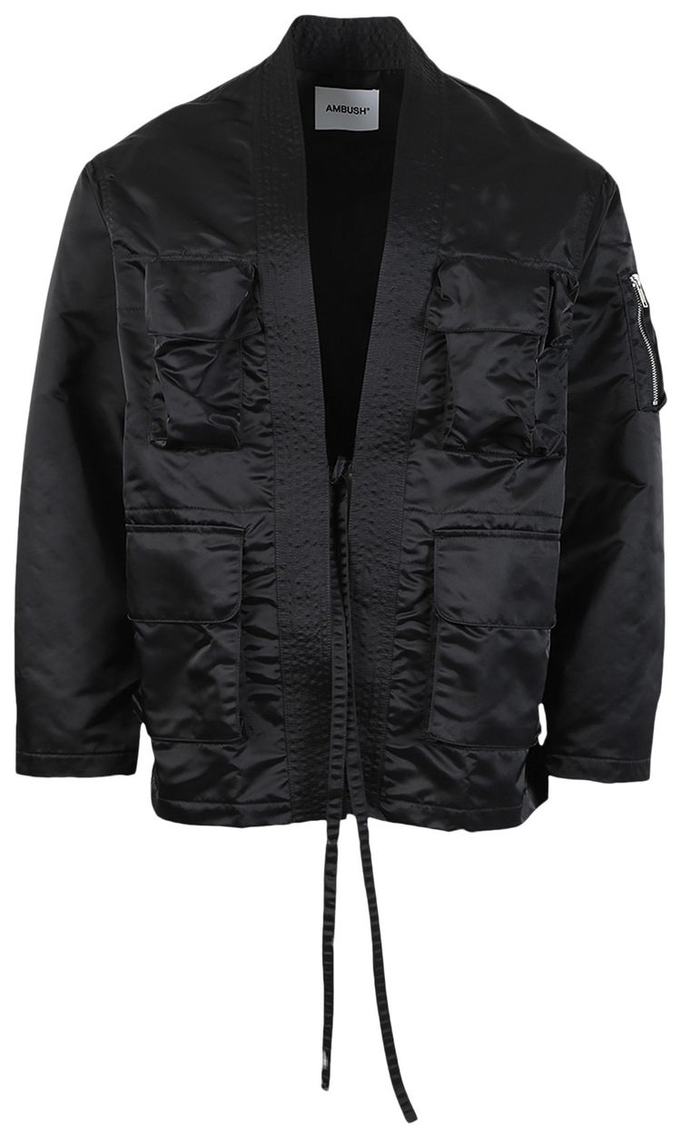 Ambush Nylon Kimono Jacket Black