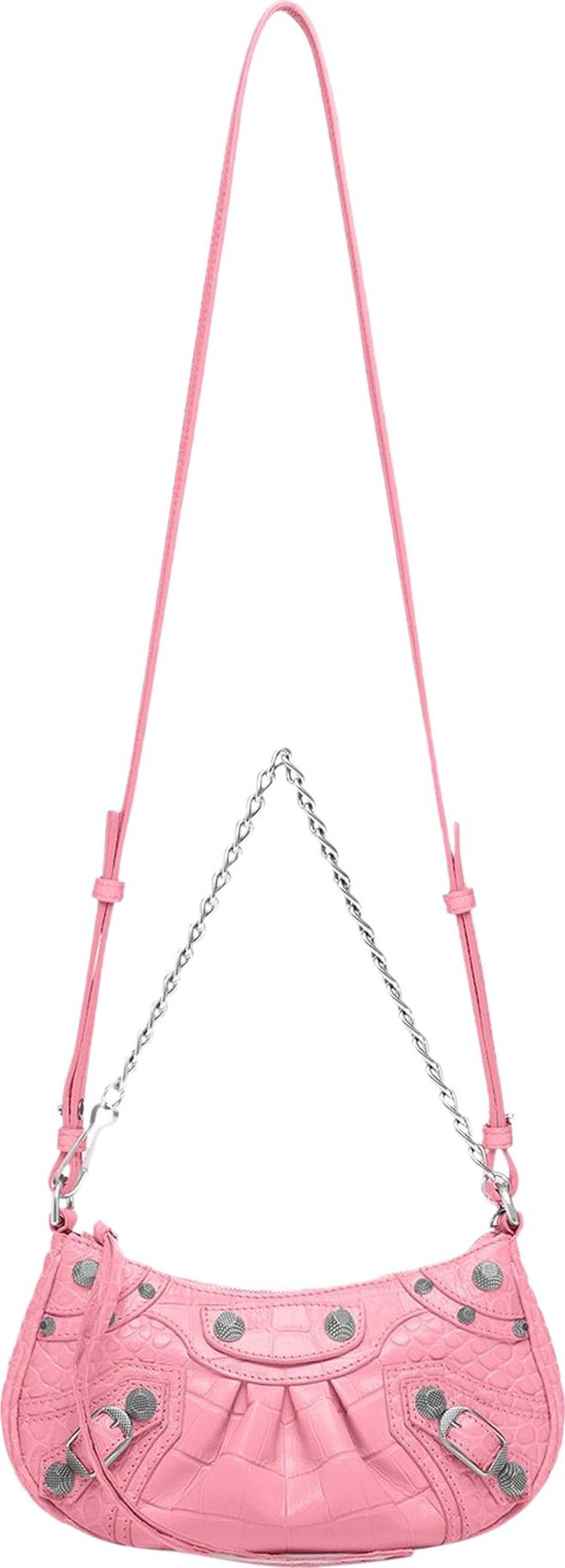 Balenciaga Mini Le Cagole Chain Bag 'Sweet Pink'