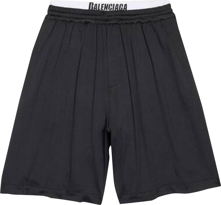 Buy Balenciaga Swim Shorts 'Black' - 698317 4C0B4 1000 | GOAT