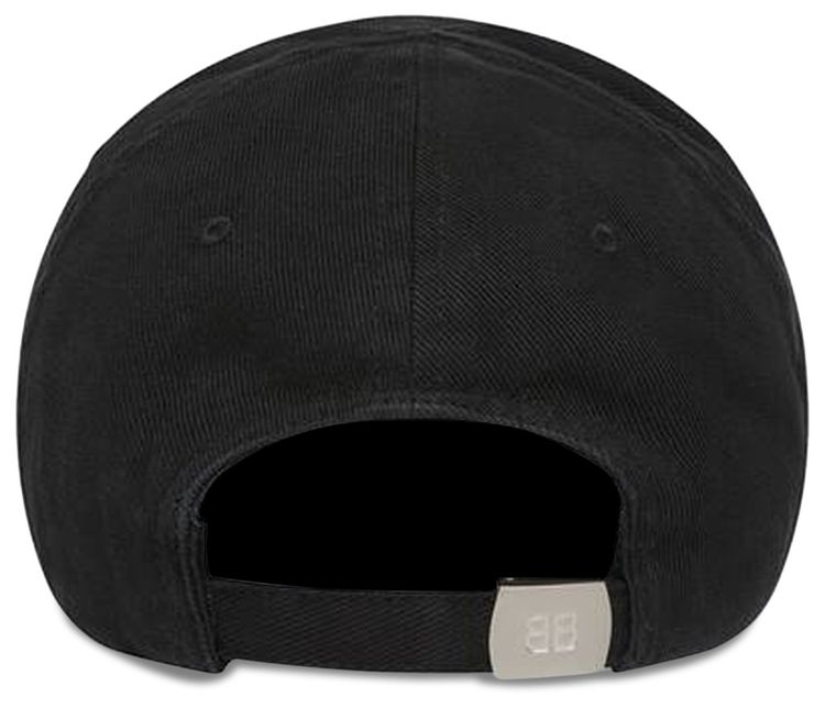 Balenciaga Paris Cap BlackWhite