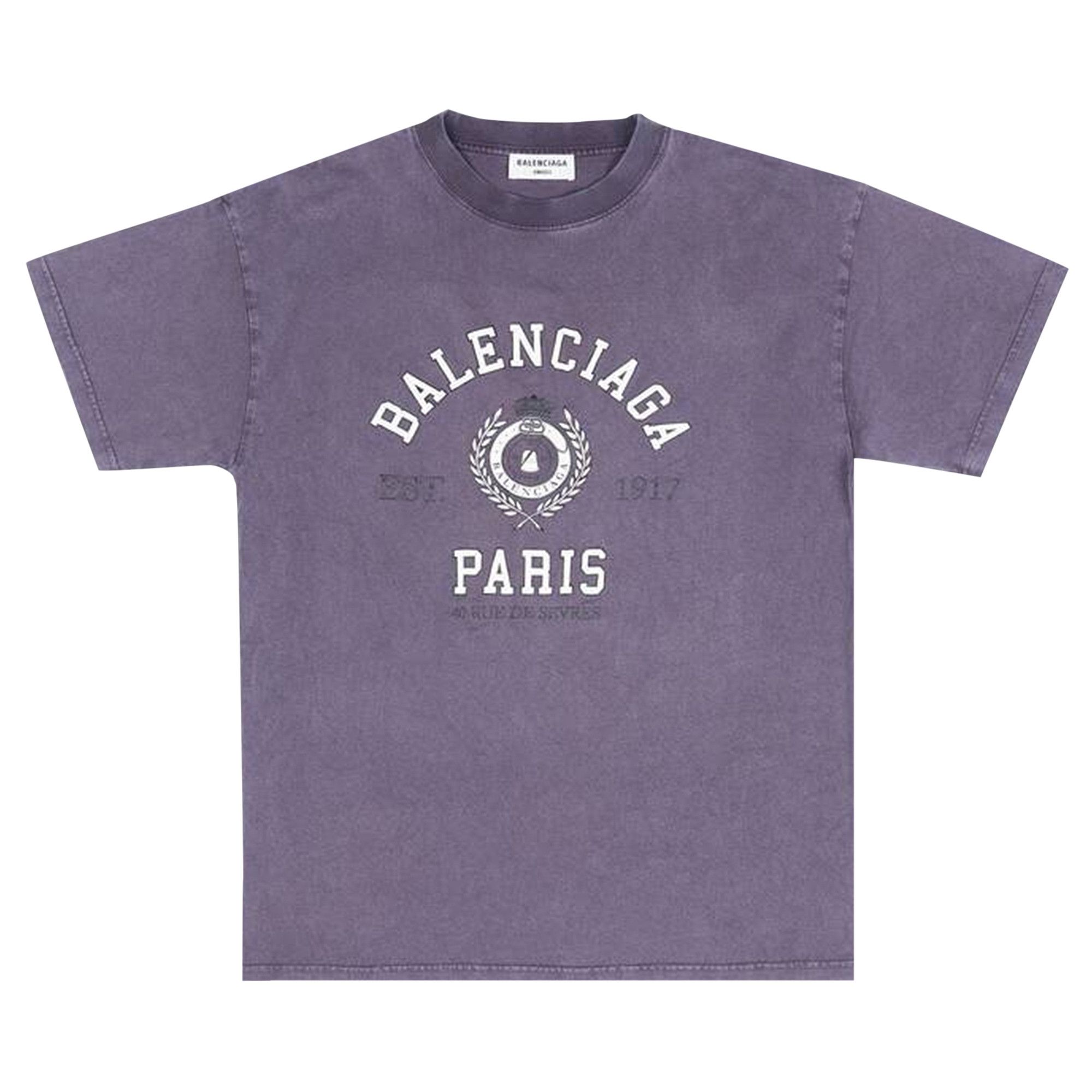 Buy Balenciaga T-Shirt 'Burgundy' - 612965 TMV98 6164 | GOAT