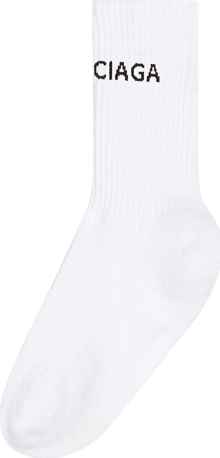 Balenciaga Tennis Socks WhiteBlack