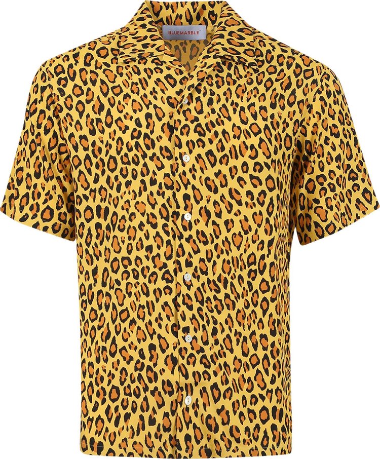 BLUEMARBLE Short-Sleeve Hawaian Shirt 'Leopard'