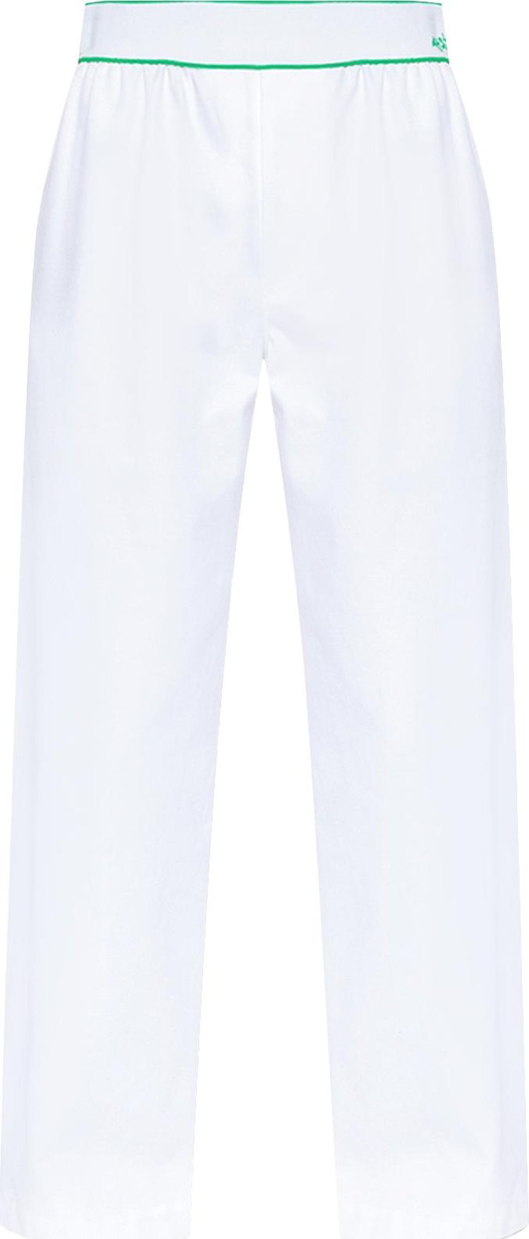 Bottega Veneta Elastic Cotton Twill Trouser 'White'