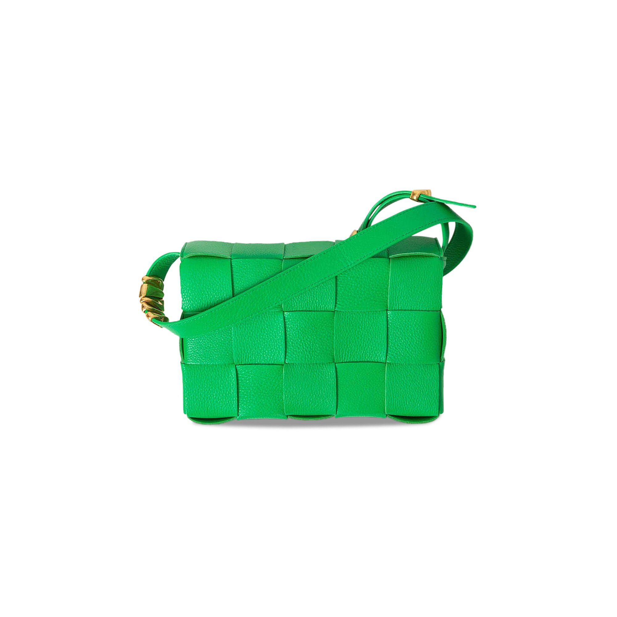 Buy Bottega Veneta Cassette Shoulder Bag 'Parakeet/Gold