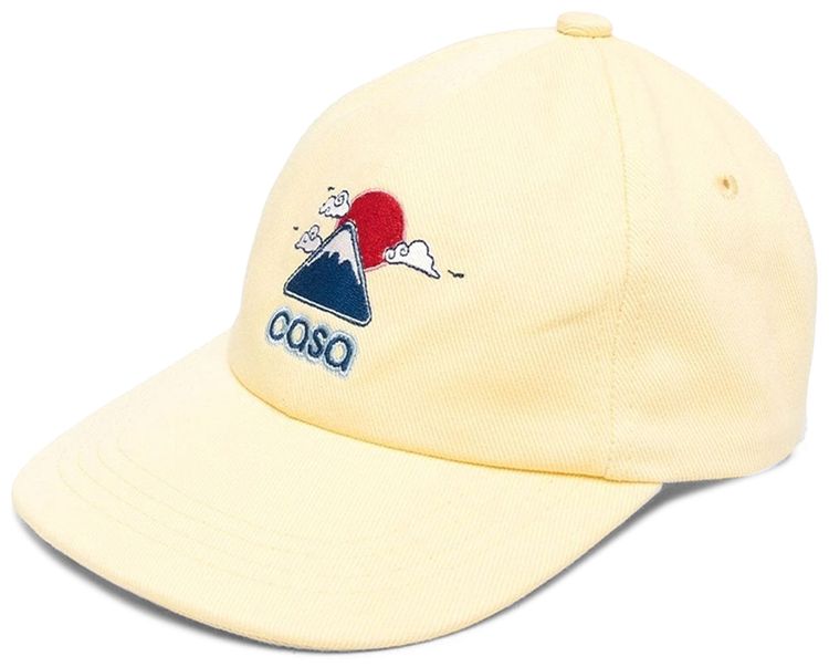 Casablanca Embroidered Cap Yellow Fuji Logo