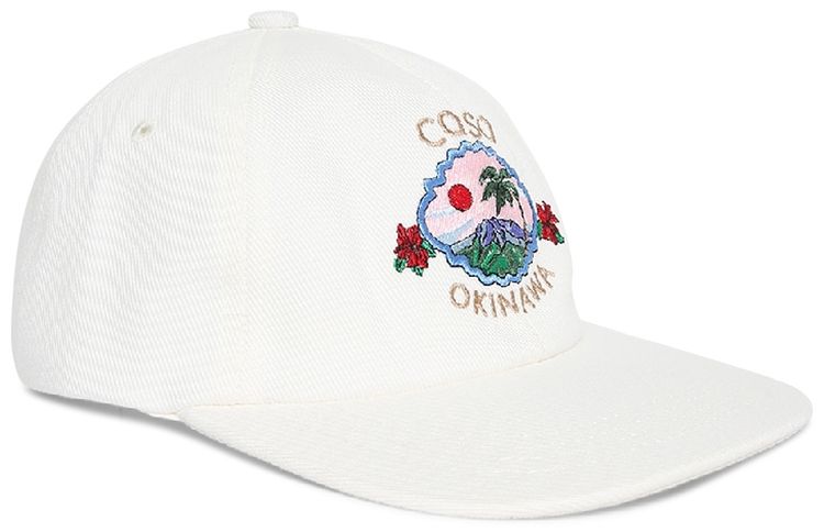 Casablanca Embroidered Cap Mint Twill Casa Okinawa