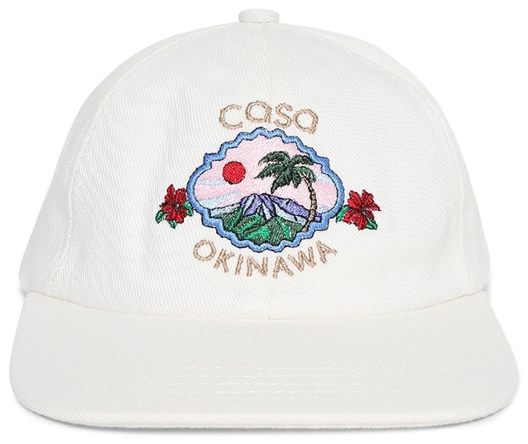 Casablanca Embroidered Cap Mint Twill Casa Okinawa