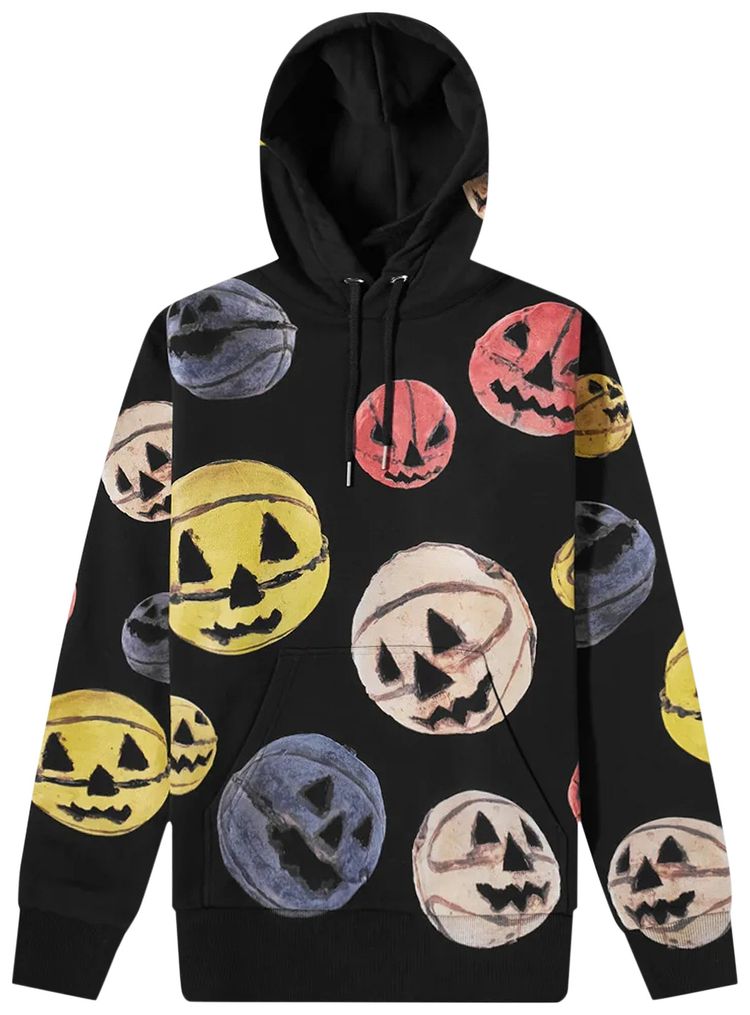 Givenchy Classic Fit Print Hoodie Black
